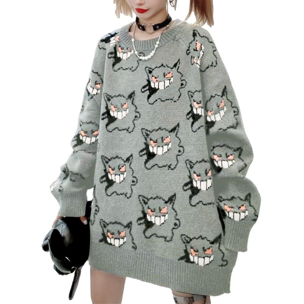 Gray Gengar Sweater